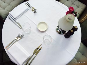 Villa di Geggiano place setting